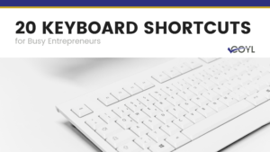 Time Saving Keyboard Shortcuts