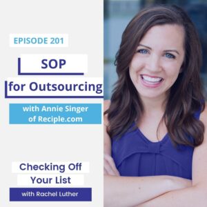 Standard Operating Procedure for Outsourcing